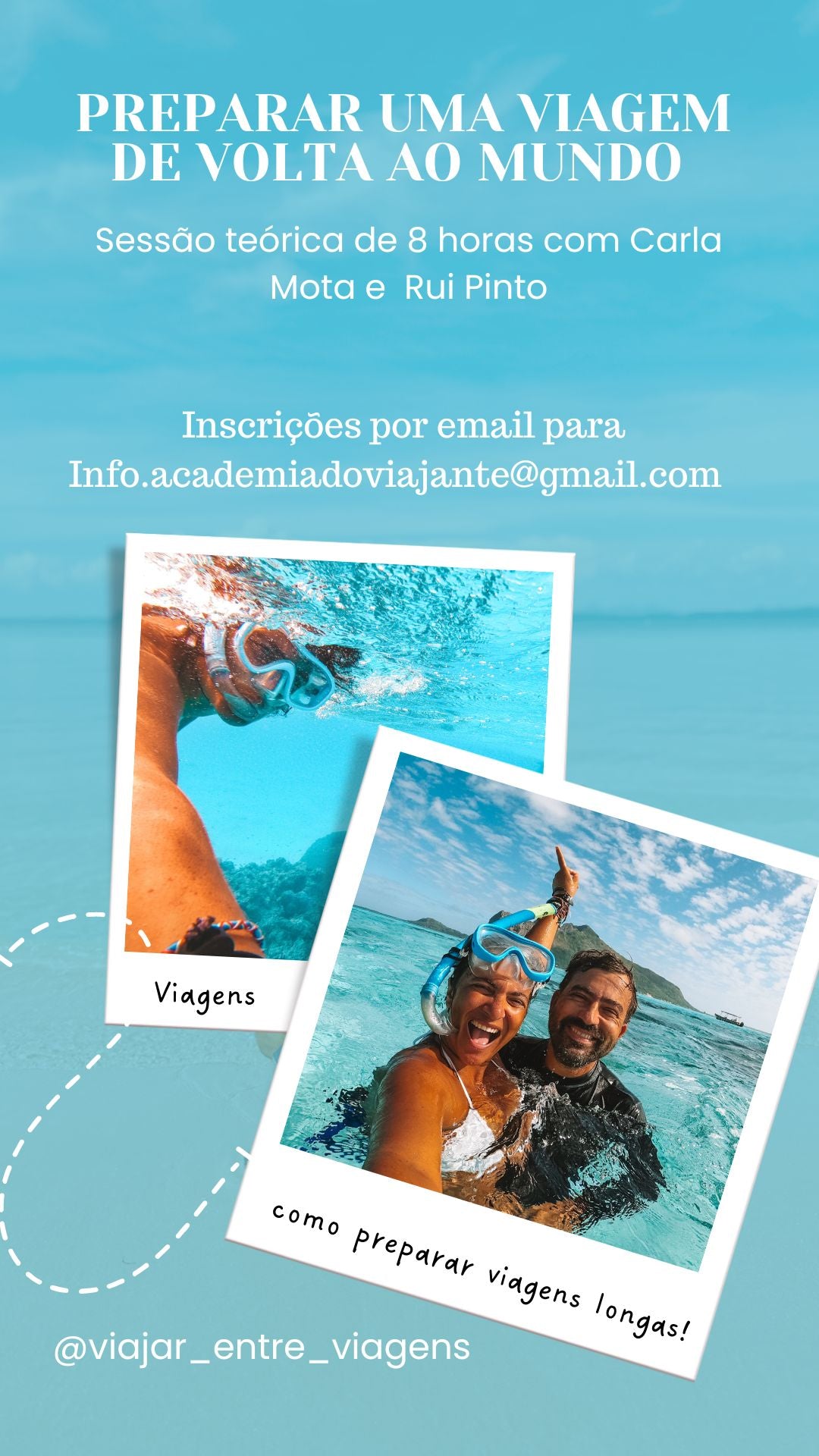 WORKSHOP DE VOLTA AO MUNDO – Planear viagens longas