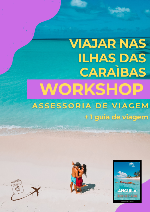 WORKSHOP ILHAS DAS CARAÍBAS - Preparação de viagem (com 1 GUIA VIAGEM)