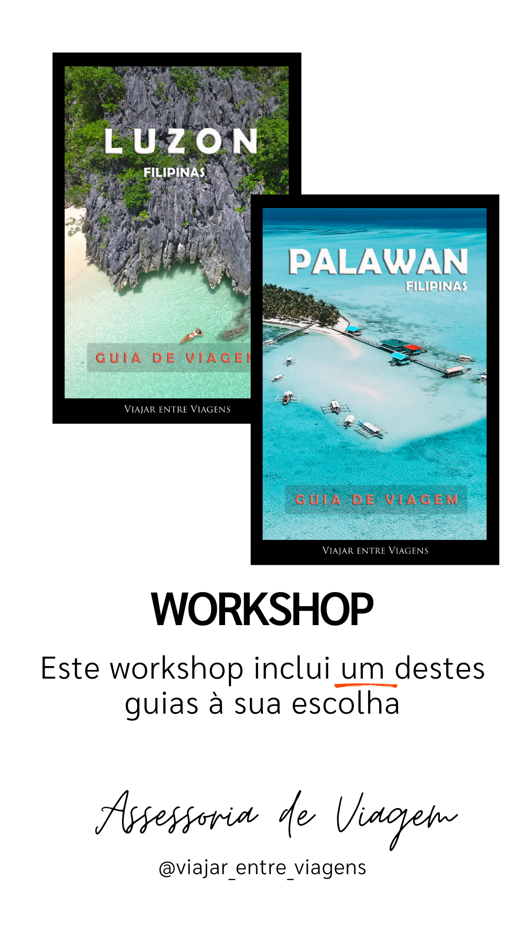 WORKSHOP - Preparação de viagem às Filipinas + 1 Guia de Viagem