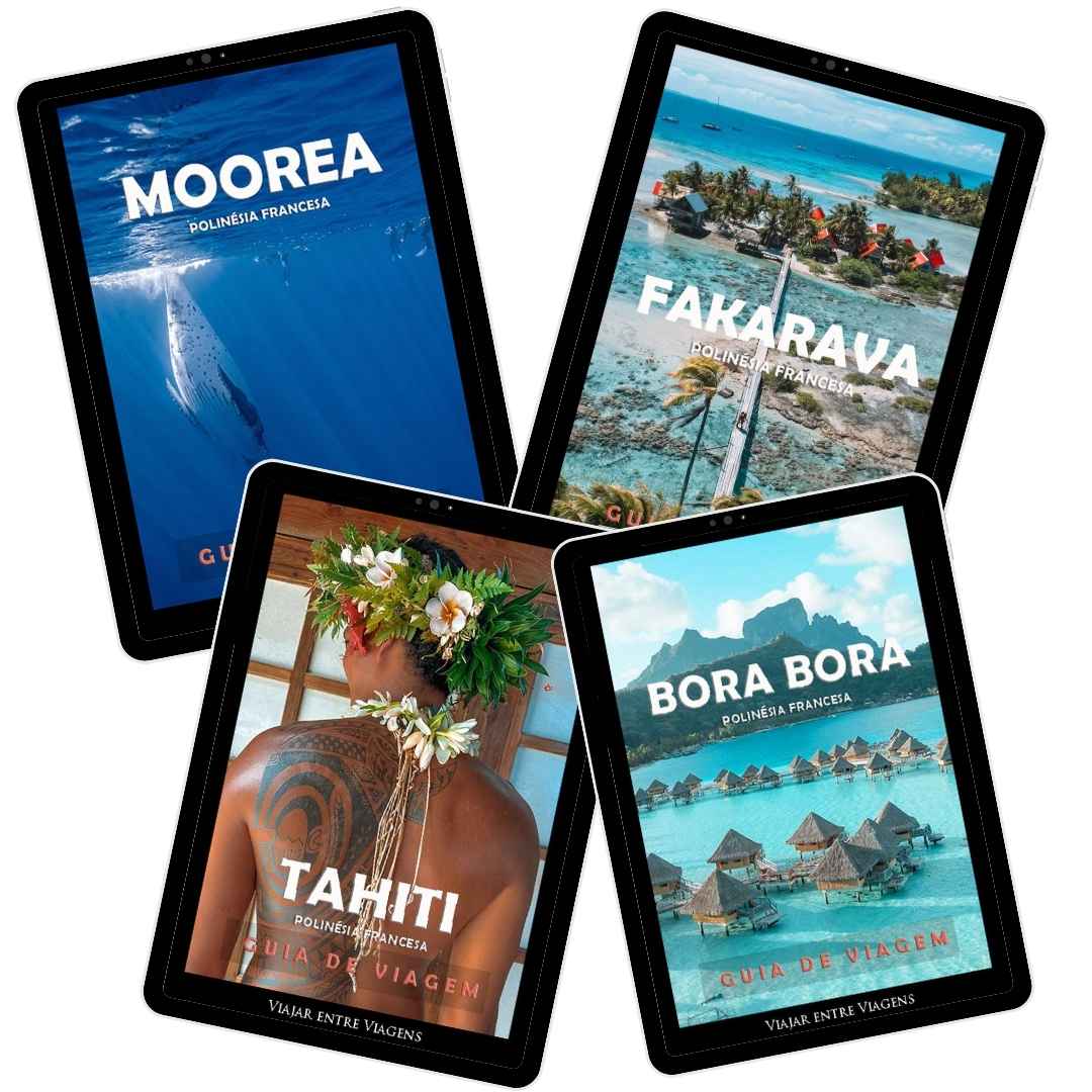 FAKARAVA - MOOREA - BORA BORA - TAHITI - PACK DE GUIAS